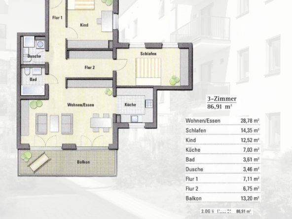 3-Zimmer Wohnung in Dornbusch zu verkaufen!