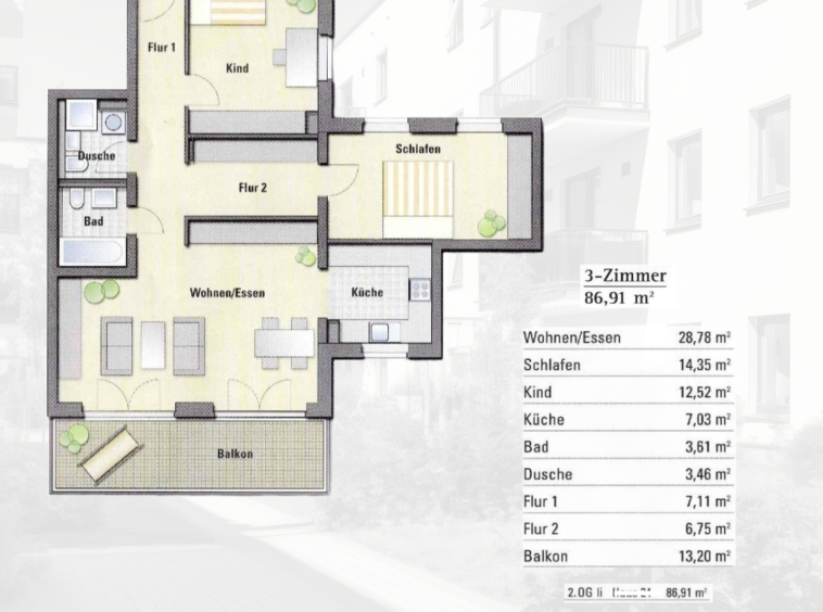 3-Zimmer Wohnung in Dornbusch zu verkaufen!